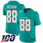 Nike Dolphins 88 Mike Gesicki Aqua 100th Season Vapor Untouchable Limited Jersey Dzhi,baseball caps,new era cap wholesale,wholesale hats